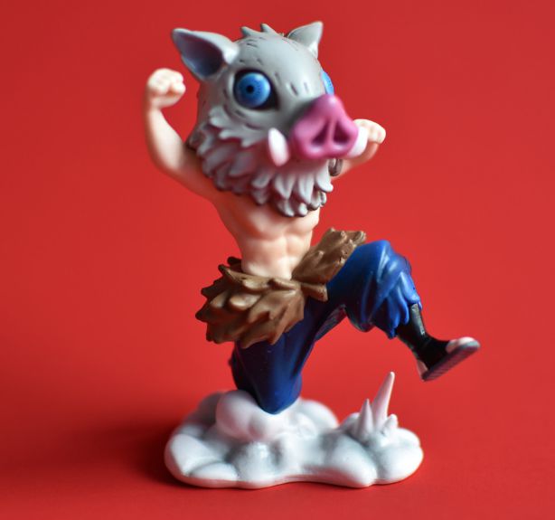 Chibi Inosuke Demon Slayer Action Figure - Smash