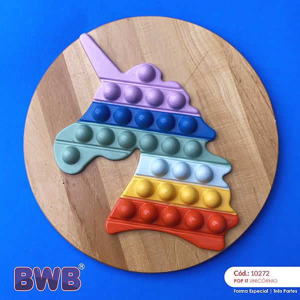 Pop It En Forme De Bite Forma para Chocolate com Silicone POP IT Unicórnio POPIT Fidget Toys