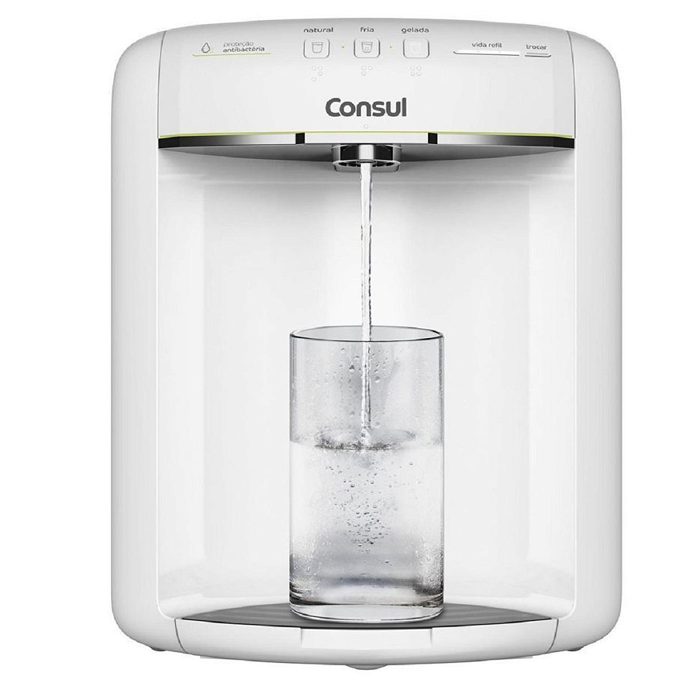 Purificador de Água Consul 220V Branco 3 Níveis de Temperatura - Gold ...