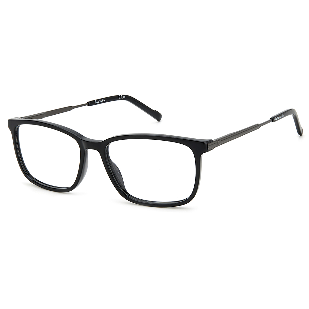 Óculos de Grau - Armação para Óculos Pierre Cardin P.C. 6231 807 5718 / 57  - Preto - Compre Óculos - a maior loja de óculos do Brasil!