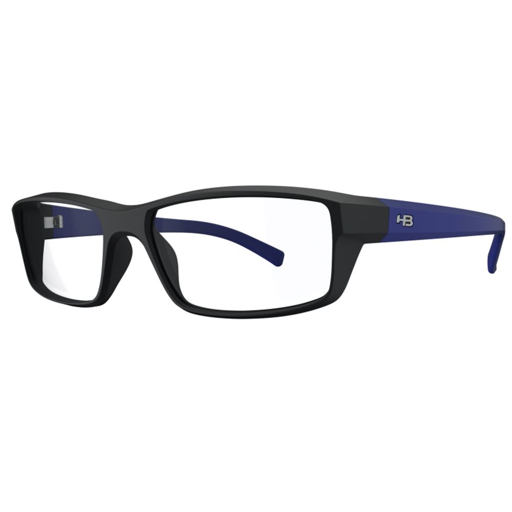 Armação de Óculos HB 93055 - 54 Preto e Azul Fosco - Compre Óculos - a  maior loja de óculos do Brasil!