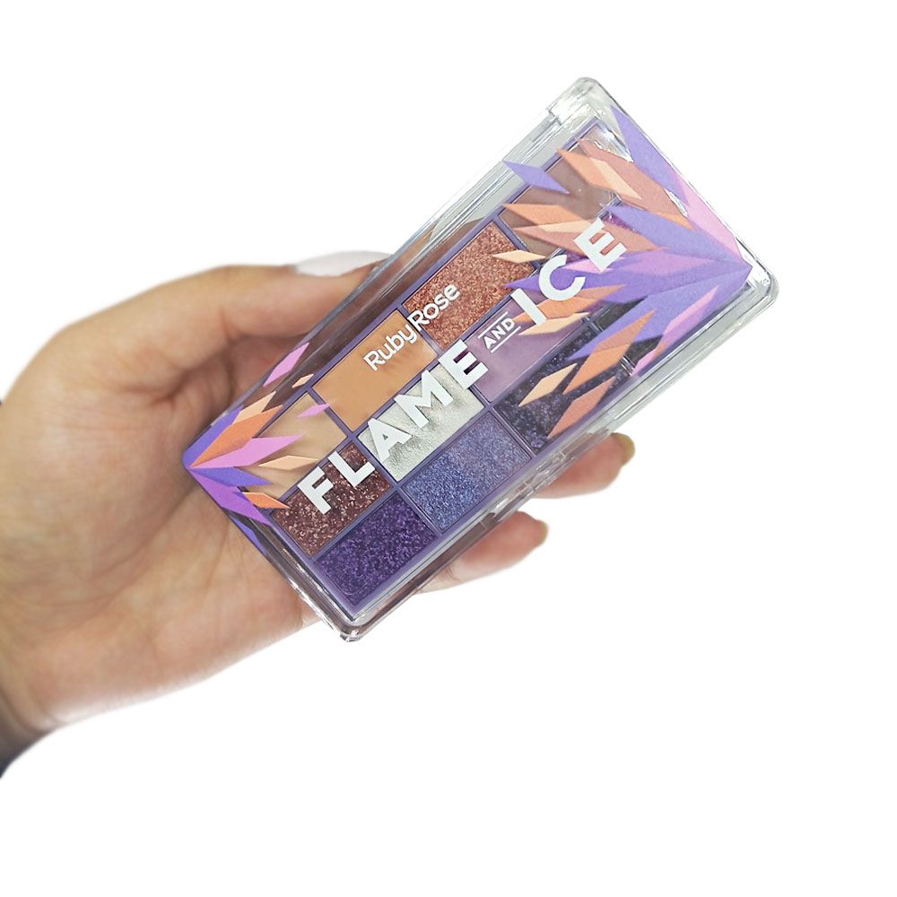 Paleta de Sombras Flame and Ice Ruby Rose HB-1061 Distribuidora