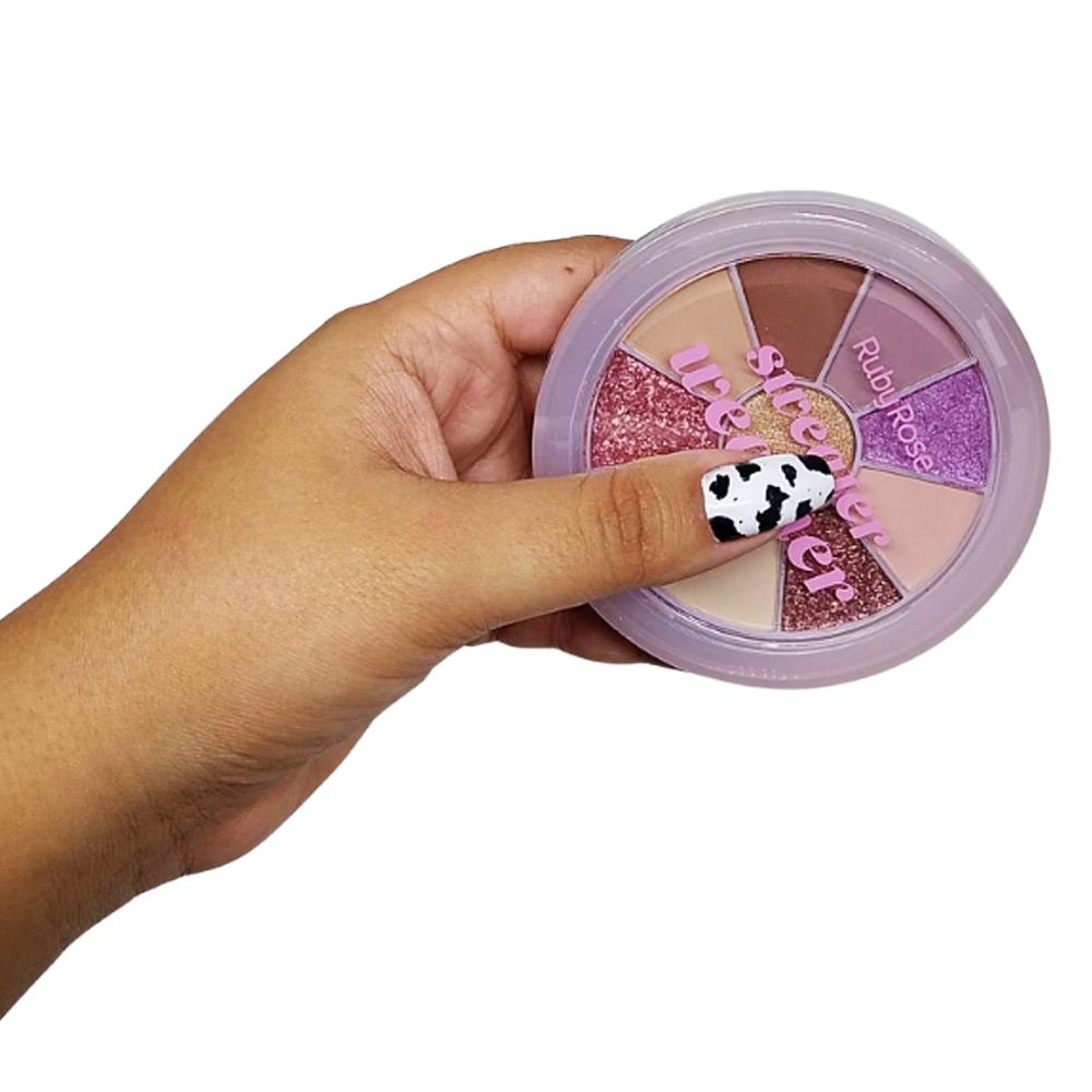 Kit de Sombras e Highlighter Ruby Rose HB1075 compra maquiagem