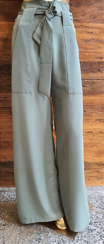 calça verde menta