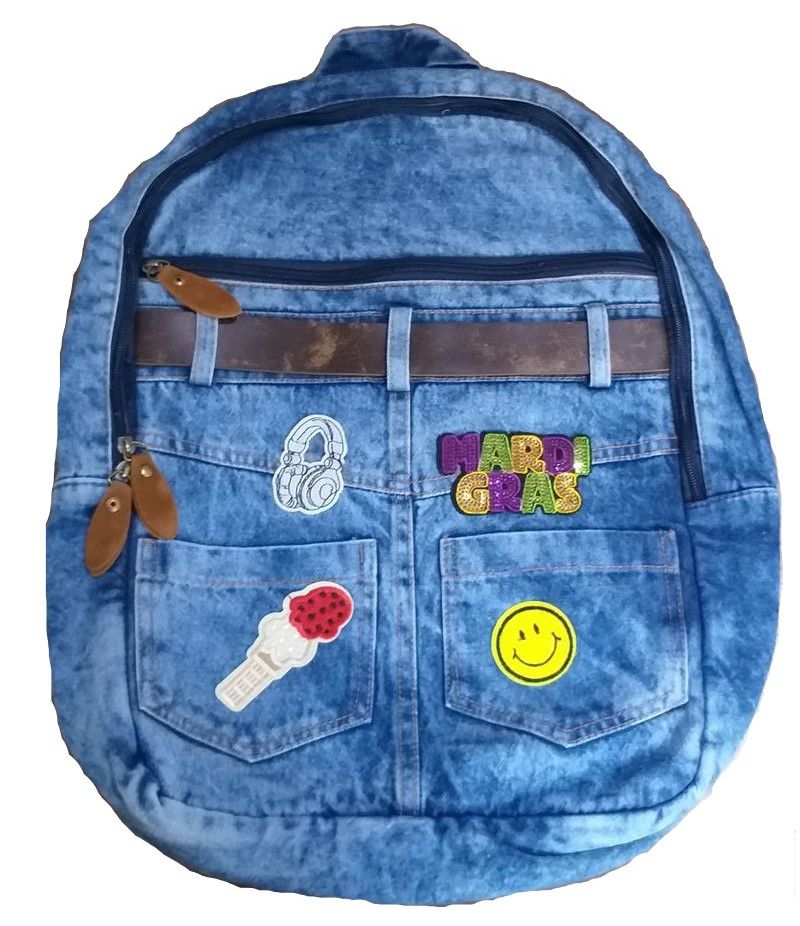 mochila jeans grande