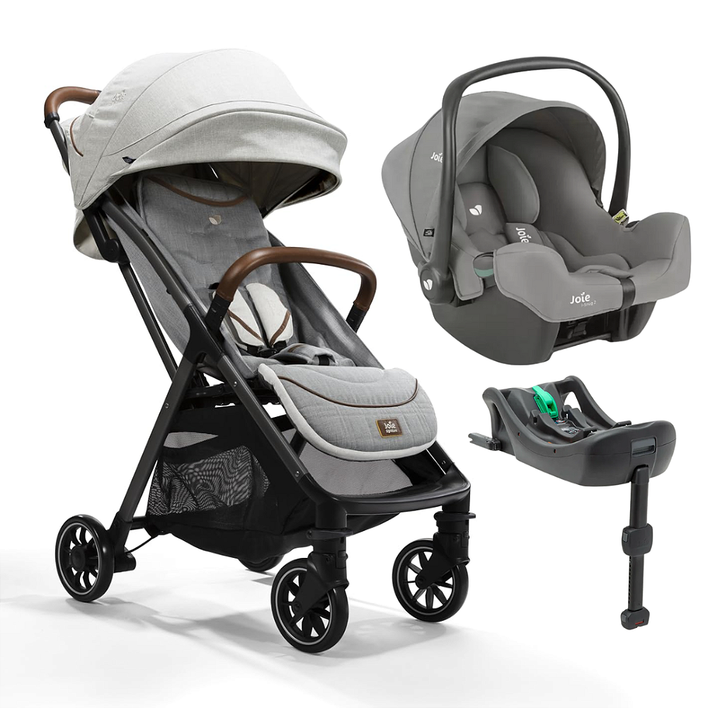 Trio Carrinho Parcel Oyster, Bebê conforto I-Snug e Base Isofix