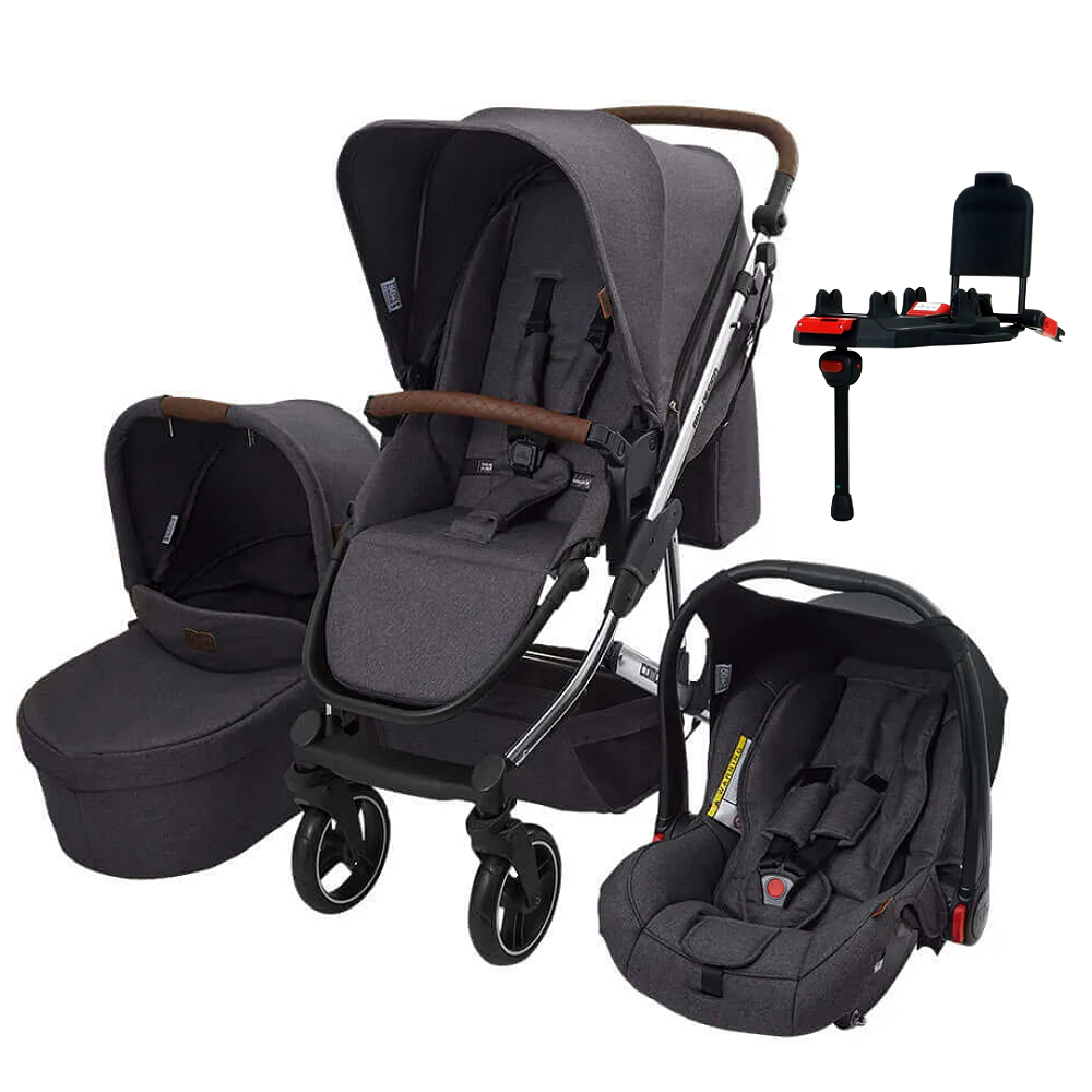 Kit Carrinho COMO 4 Asphalt Linha Diamond com Base Isofix - ABC