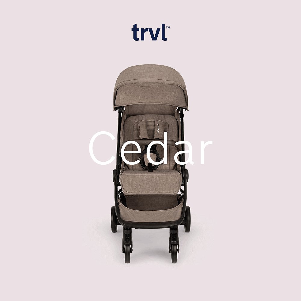 LANÇAMENTO Carrinho Nuna Trvl Bege Cedar - Nuna - Baby Buys Brasil