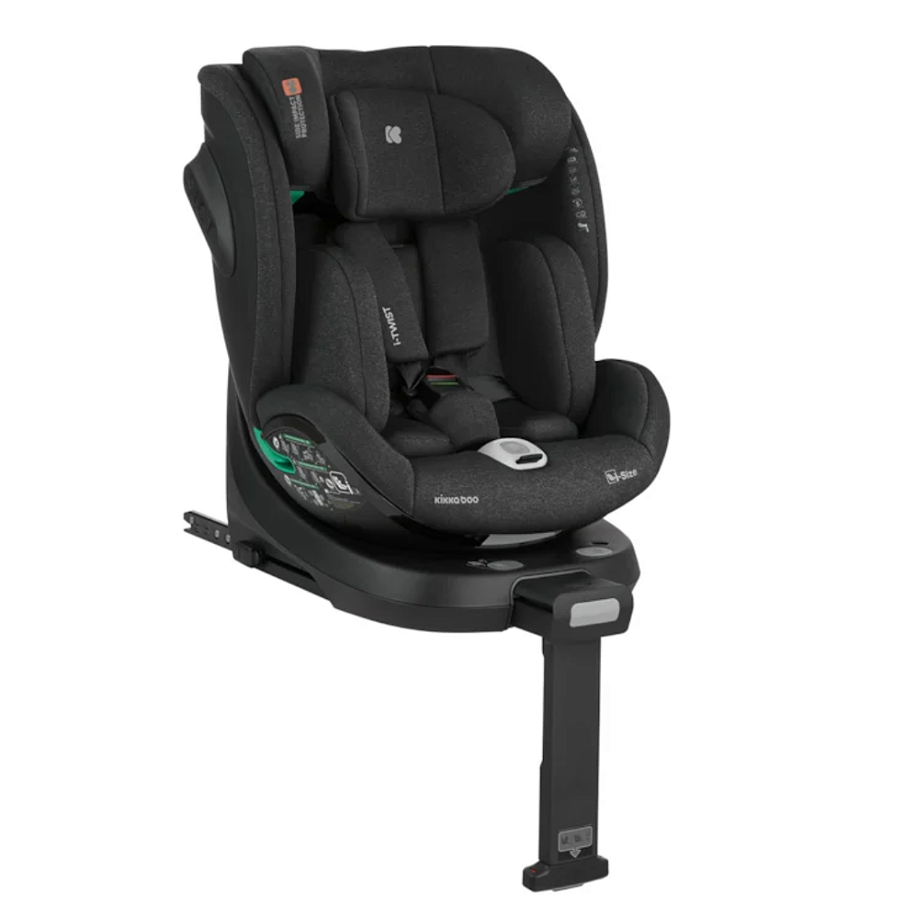 Cadeira I-TWIST 360 (i-Size 40-150 CM) BLACK - Kikkaboo - Baby
