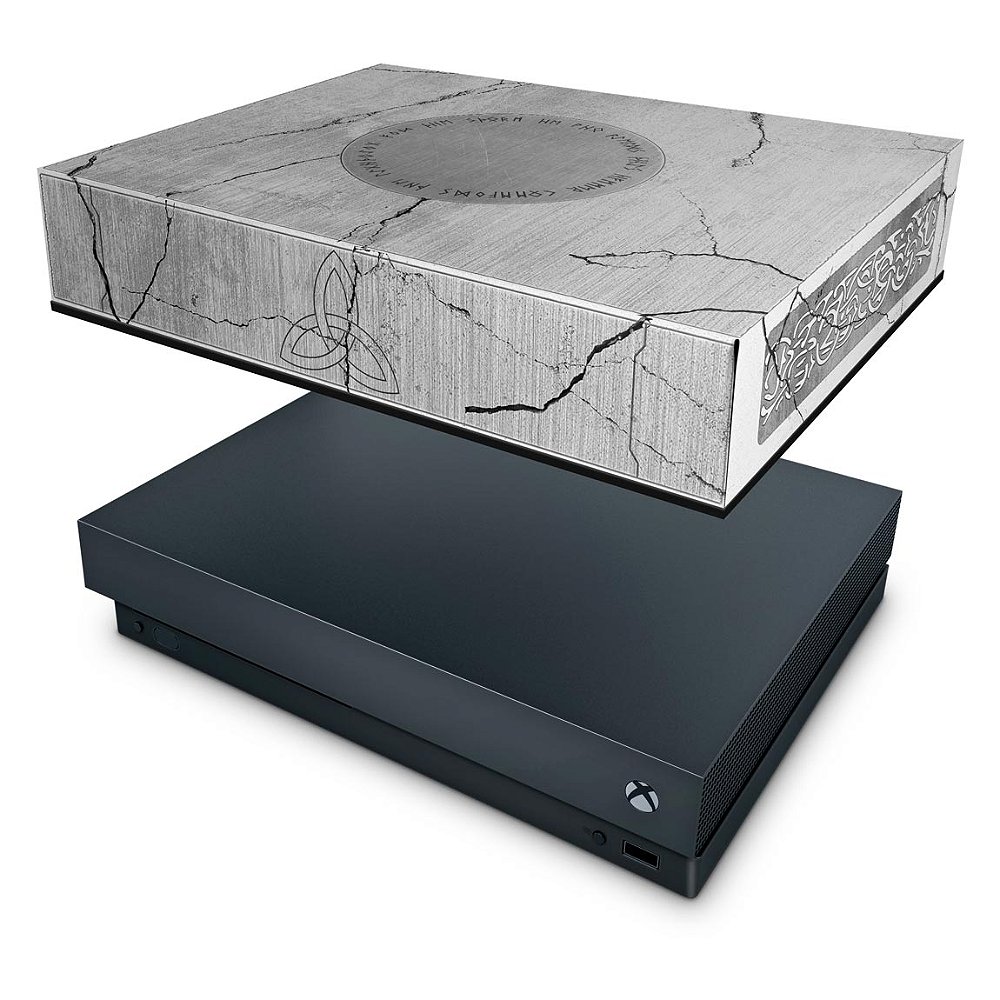 Xbox One X Capa Anti Poeira Mjolnir Thor Amor e Trovão Pop Arte