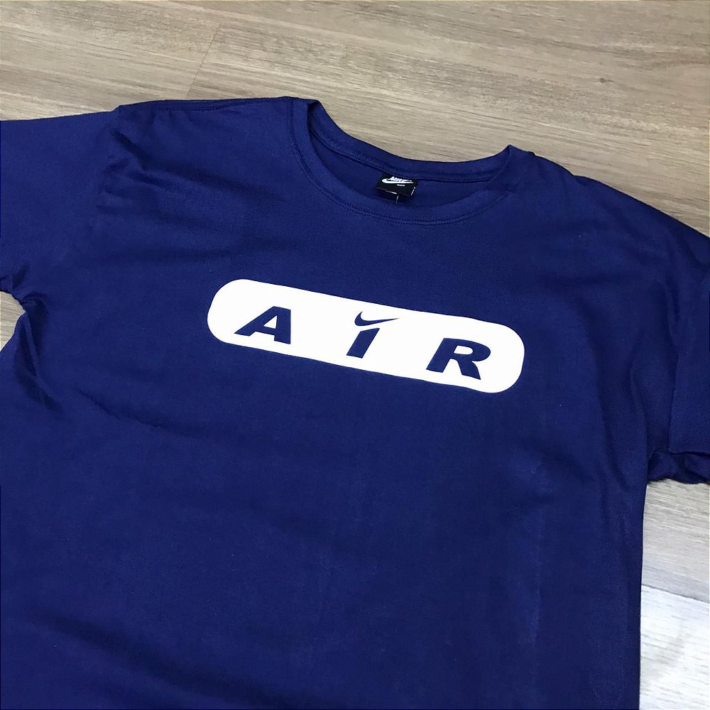 camiseta nike air azul