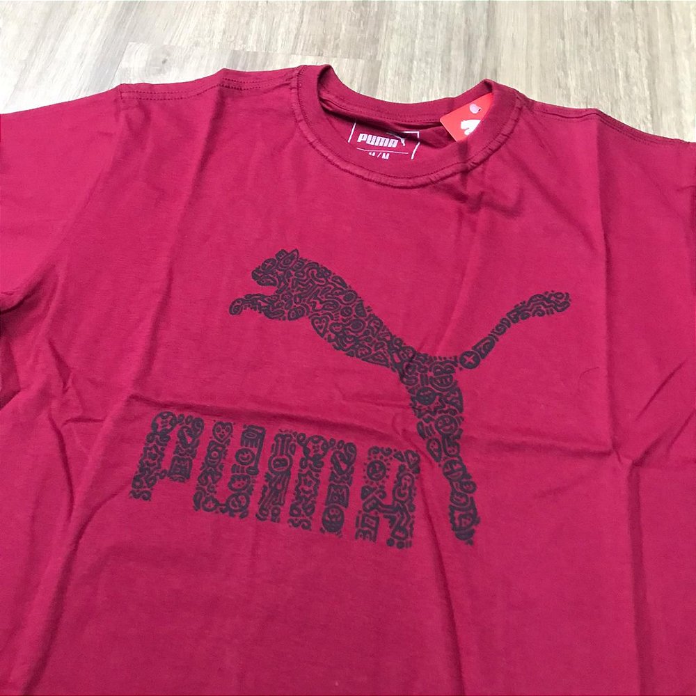 blusa vermelha puma