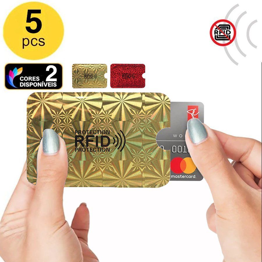 5 Porta Cartão Anti-furto RFID NFC Capa de Proteção Bloqueador Ed FX - SG  SWEDEN Para os apaixonados pela Volvo!