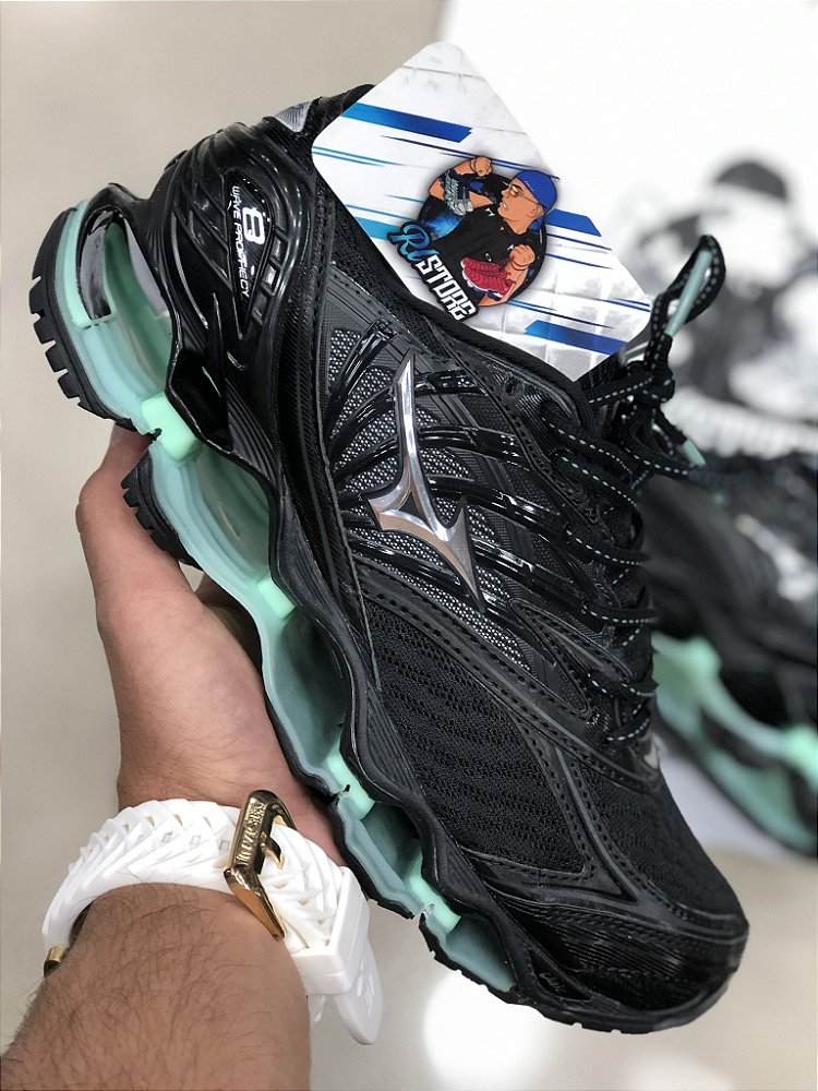 mizuno preto e verde