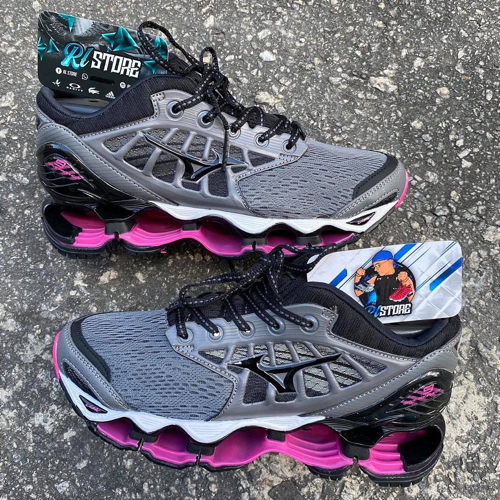 mizuno prophecy 9 preto e rosa