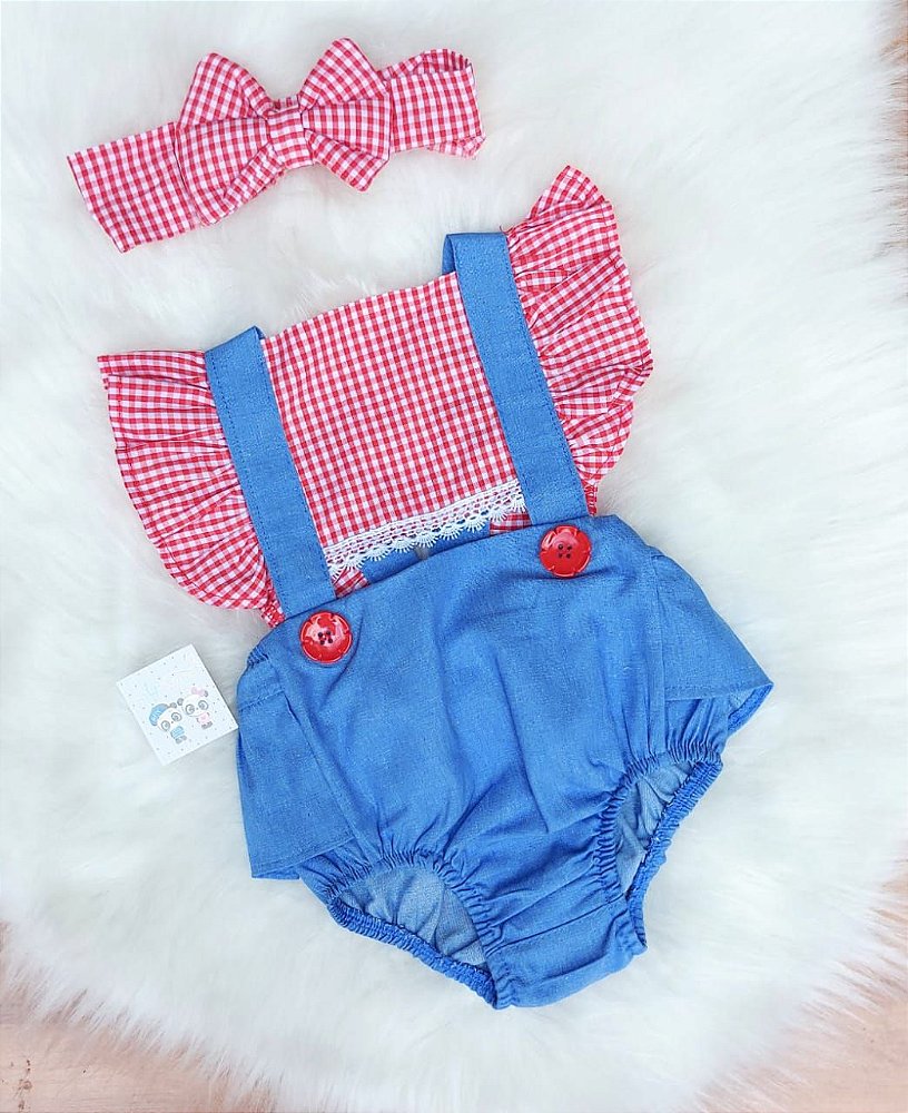 Jardineira Body Romper Bebe Menina Dg Baby Kids Artigos E Roupas Infantis Jardineira Body Romper Bebe Menina Dg Baby Kids Artigos E Roupas Infantis