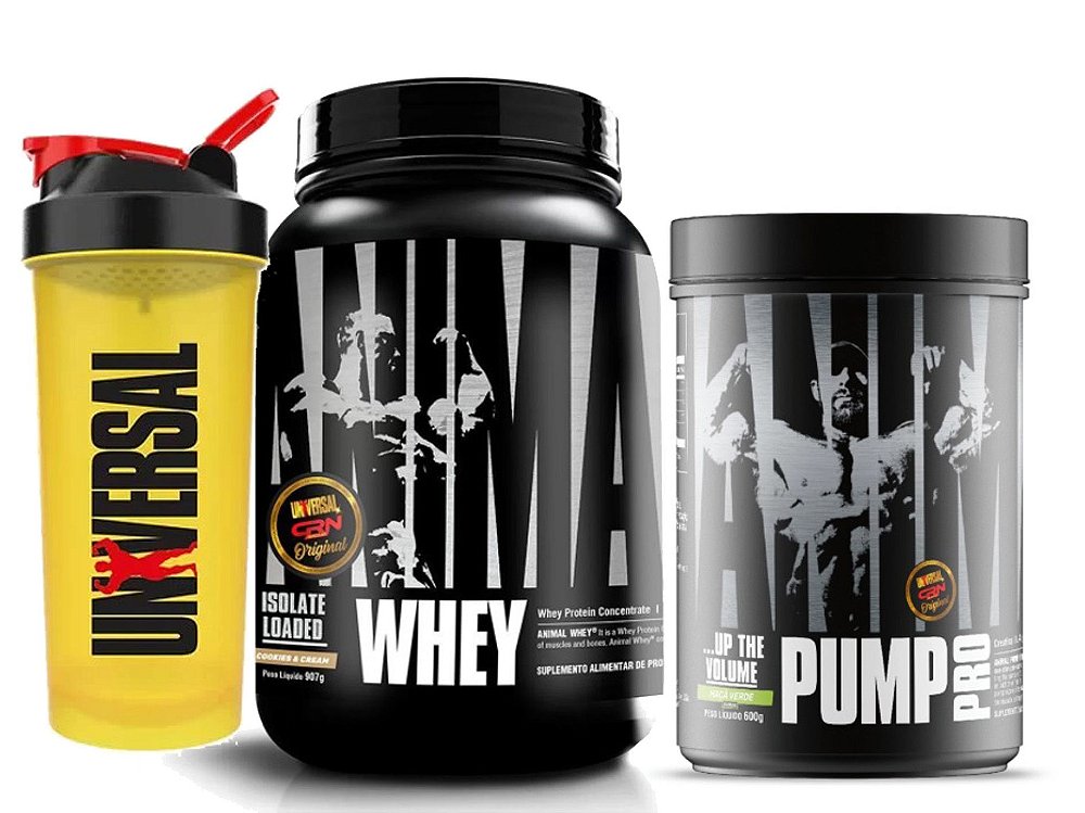 ANIMAL WHEY 907 GR + ANIMAL PUMP PRO 600 GR - UNIVERSAL NUTRITION (NACIONAL) - C&B NUTRITION ANIMAL WHEY 907 GR + ANIMAL PUMP PRO 600 GR - UNIVERSAL NUTRITION (NACIONAL) - C&B NUTRITION