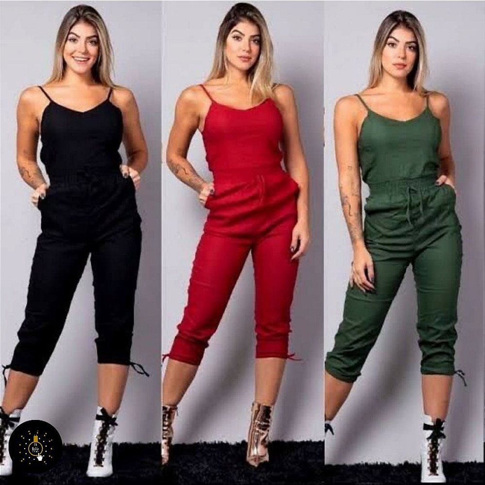 calça capri bengaline