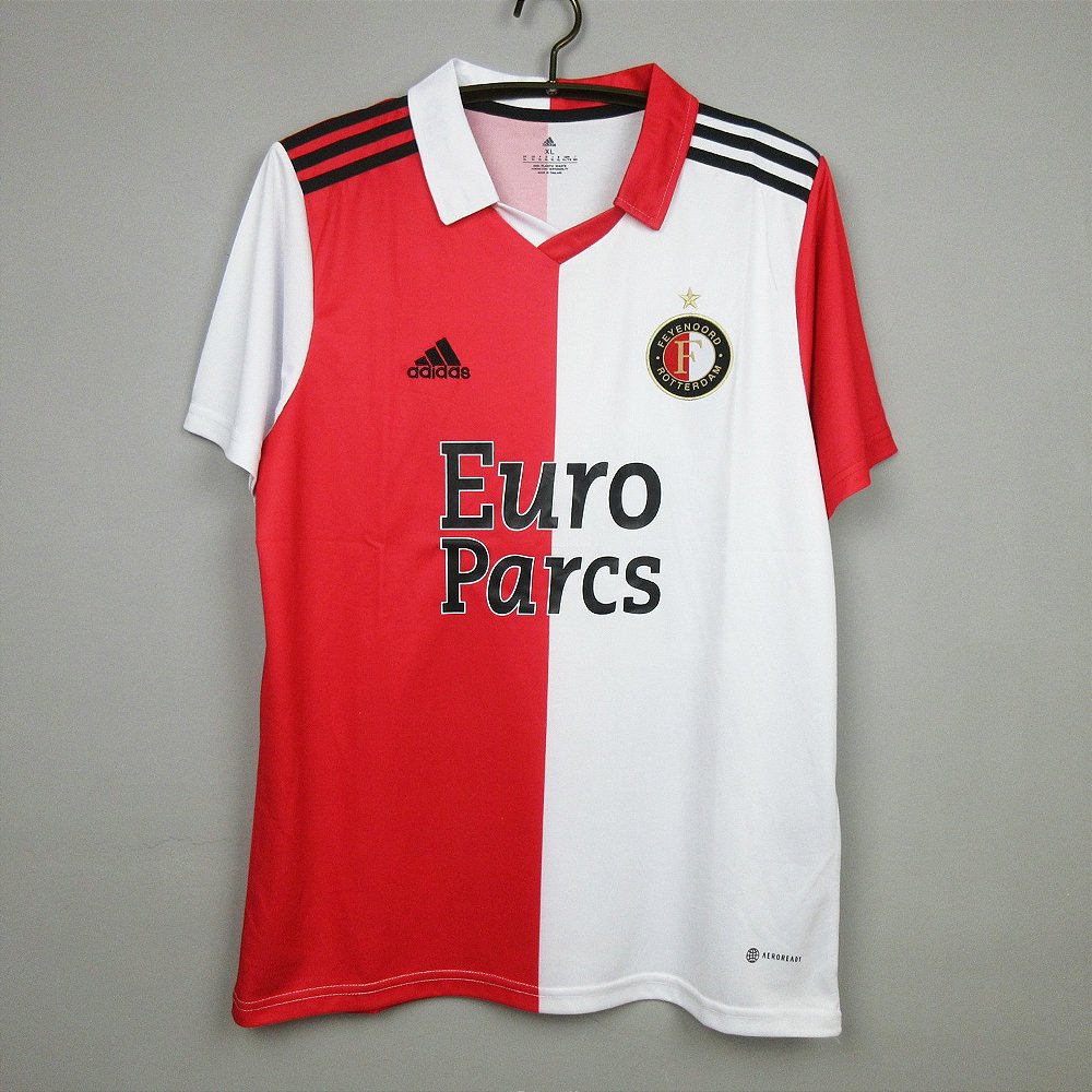 Camisa Feyenoord I 22/23 - Masculina - Prata Imports