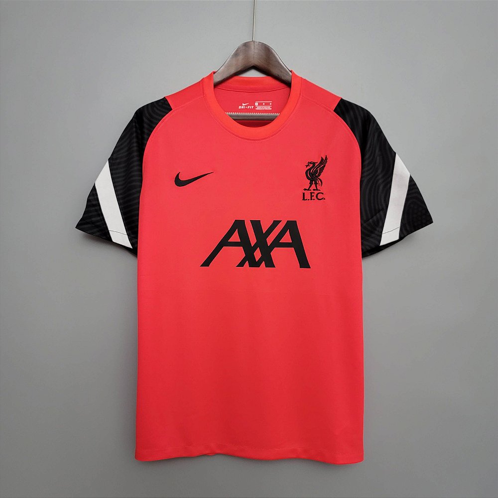 camiseta pre jogo liverpool