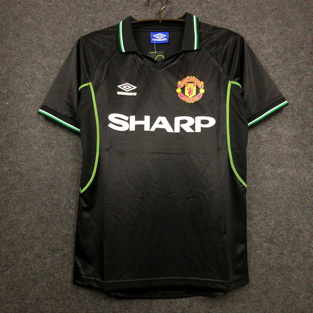 Camisa Manchester United III 98/99 - Masculina - Prata Imports