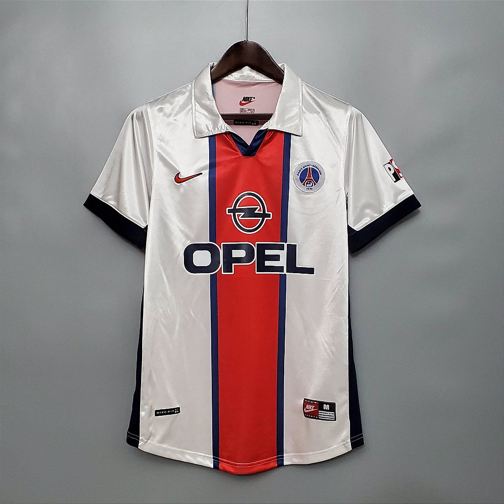 Camisa PSG II 98/99 - Masculina - Prata Imports