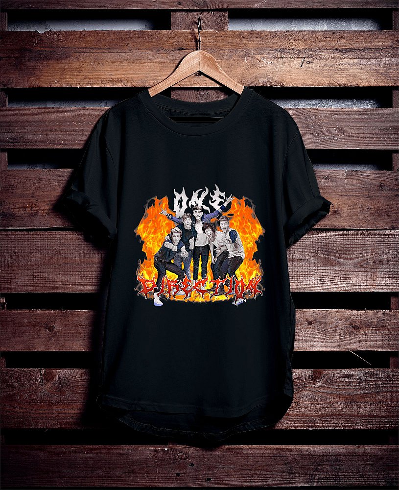 one direction heavy metal t shirt