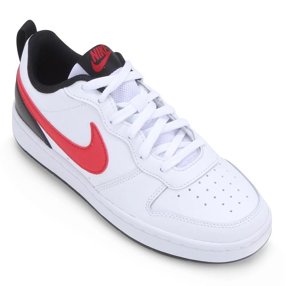 Tênis Adulto Nike Court Borough Low 2 Branco BQ5448 Estrela Mix Tênis Adulto Nike Court Borough Low 2 Branco BQ5448 Estrela Mix