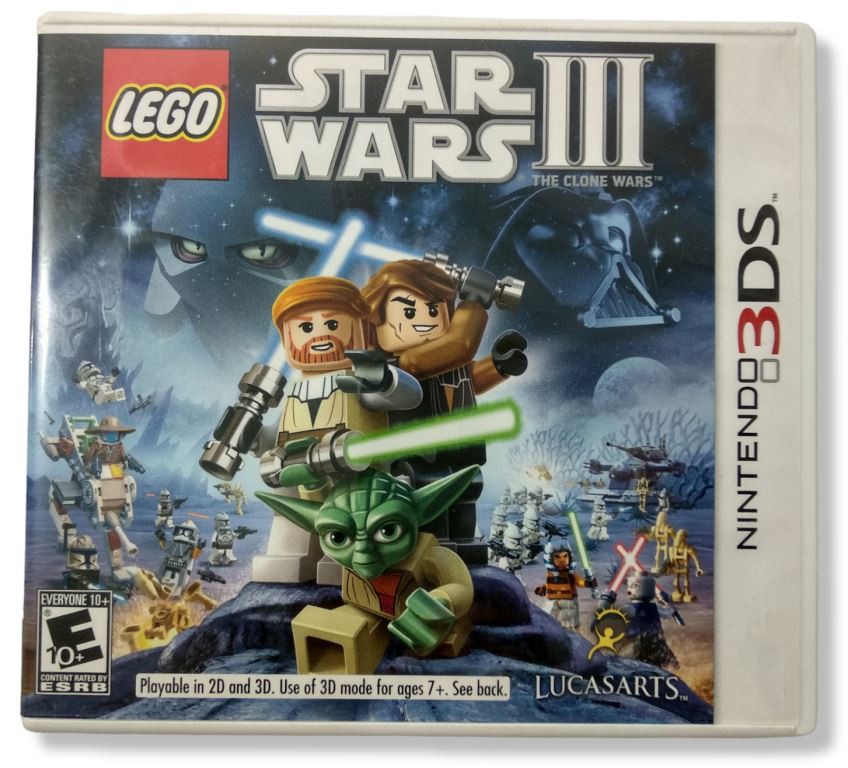 Jogo Lego Star Wars III Original - 3DS - Sebo dos Games - 9 anos! Games  Antigos e Usados, do Atari ao PS5