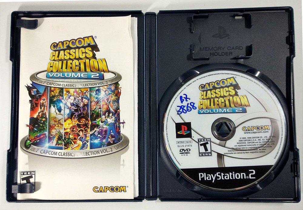 Capcom Classics Collection vol 2 Original - PS2 - Sebo dos Games - 9 ...