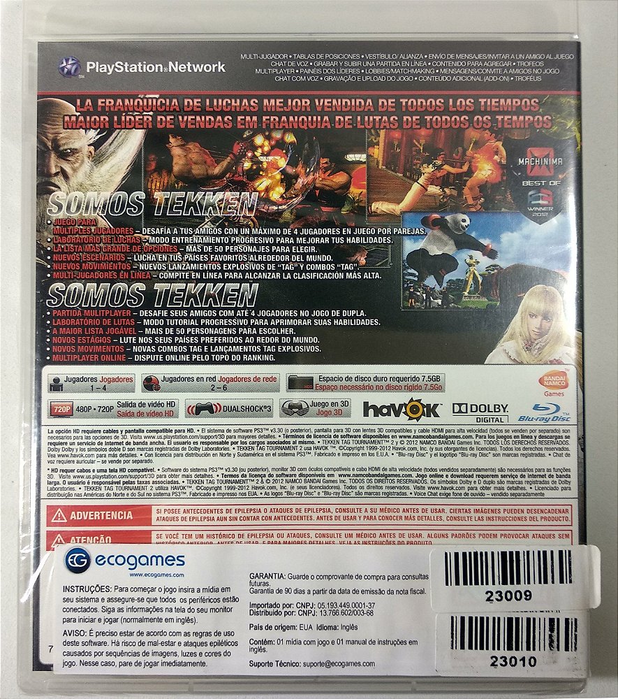 tekken tag 2 ps3