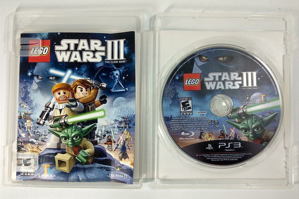 Lego Star Wars III - PS3 - Sebo dos Games - 8 anos! Games Antigos e