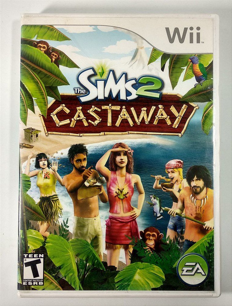 The Sims 2 Castaway - Wii - Sebo dos Games - 9 anos! Games Antigos e  Usados, do Atari ao PS5