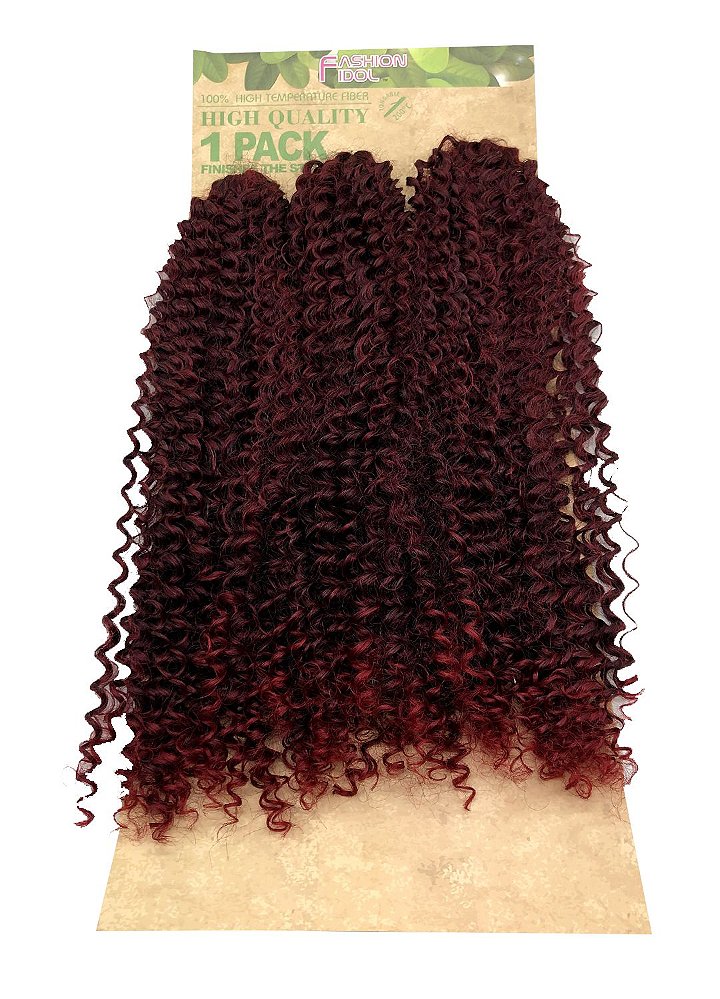 Cabelo orgânico Tulipa 🌹 - Crochet Braids - 70cm - Cassulinha Cabelos