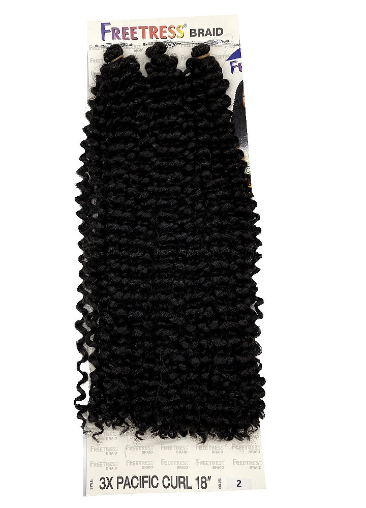 Cabelo orgânico Freetress - Crochet Braids - 45cm - Cassulinha Cabelos