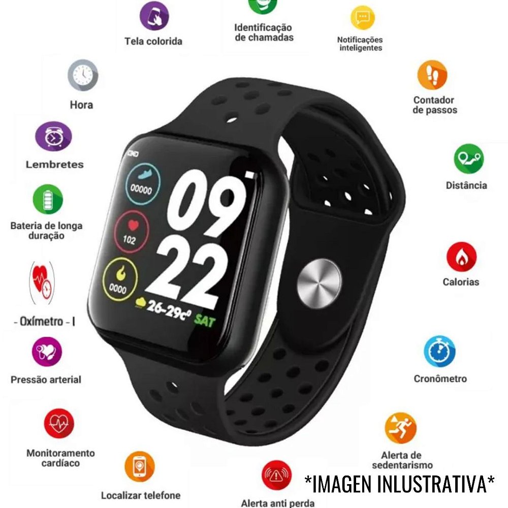 smartwatch f8 não carrega
