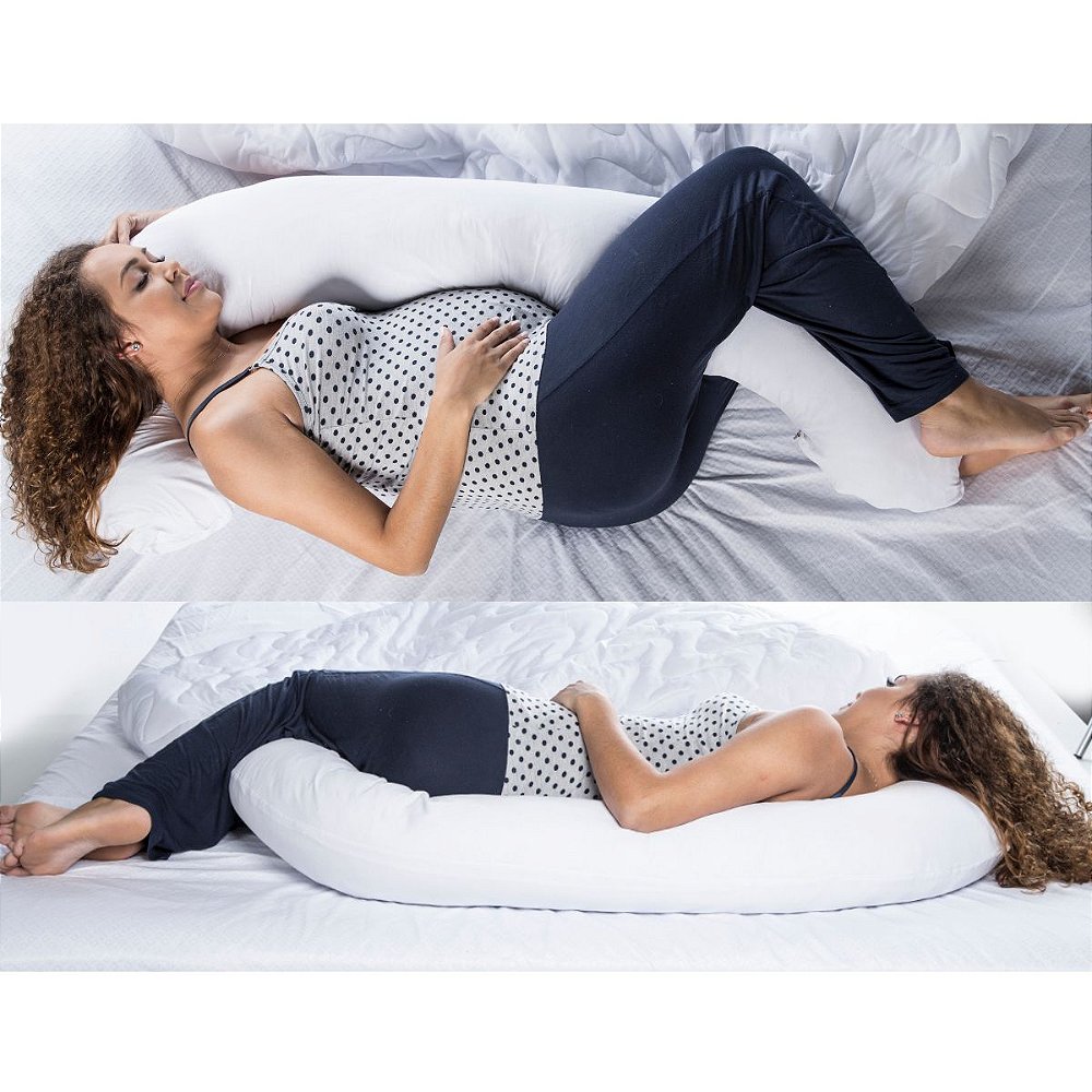 Travesseiro de Corpo ideal para gestantes Fibrasca