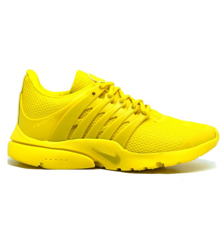 tênis nike air presto amarelo