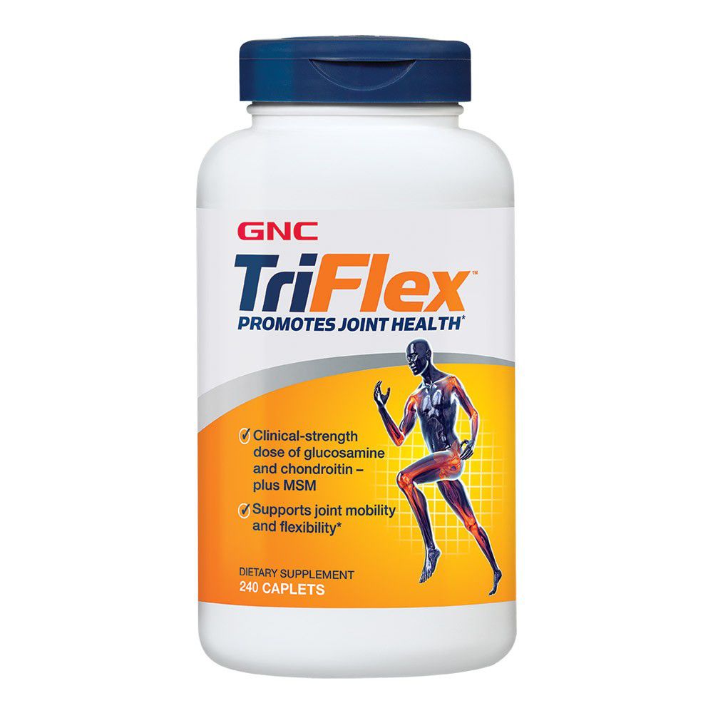 TRIFLEX GNC 240 CAPLETS MELHOR COMPOSIÇÃO A PRONTA ENTREGA NO BRASILGLUCOSAMINE 1500MG