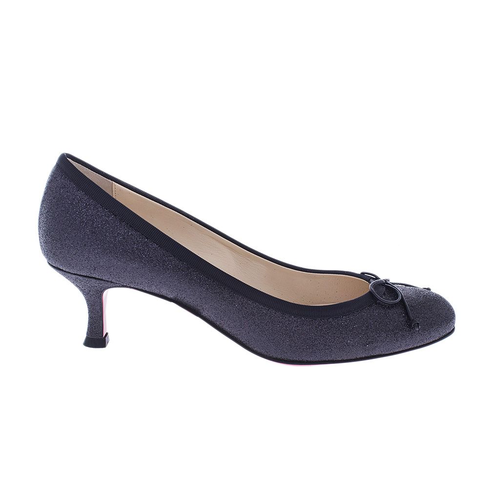CHRISTIAN LOUBOUTIN | Sapato Christian Louboutin Glitter Preto - Trash Chic
