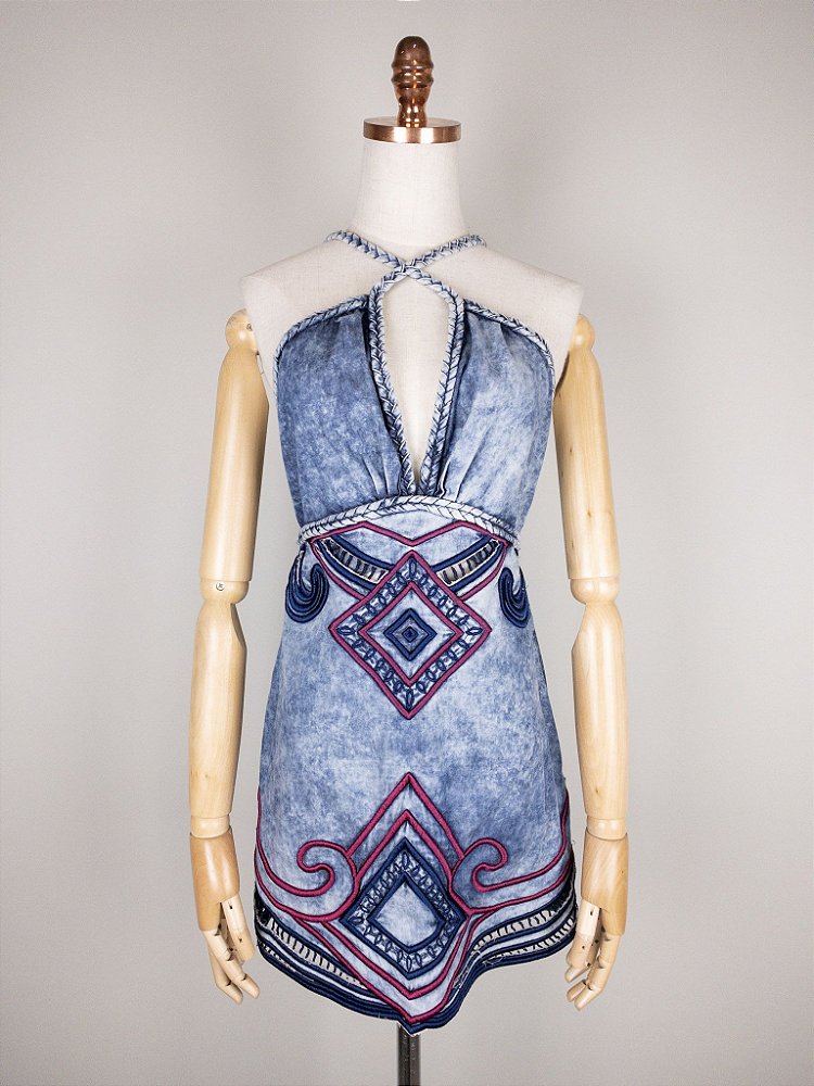 Vestido Jeans Monda Belle - Dona Chica Brechó Online