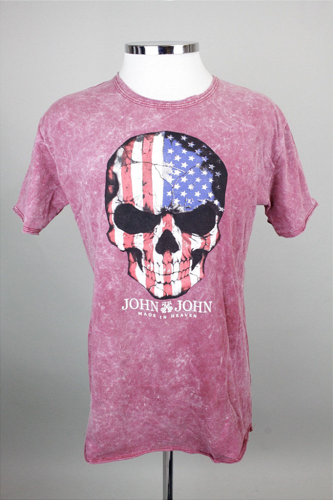 Camiseta John John Line Feminina Rosa Pink - Dom Store Multimarcas