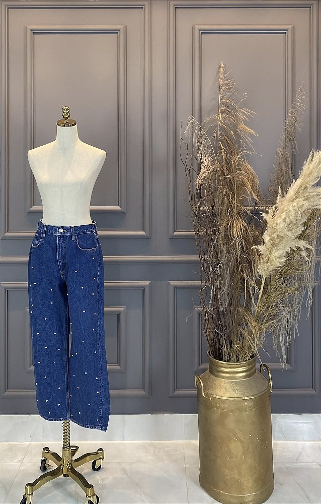 Pantalon Zara Zara Chicas Online JEANS TRF WIDE LEG TIRO BAJO