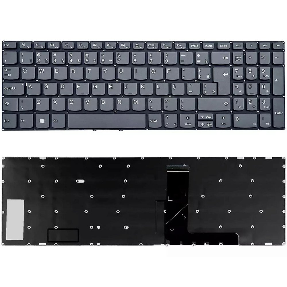 Teclado para Lenovo Ideapad 3i-15IML05 82BS0006BR - Sem Iluminação