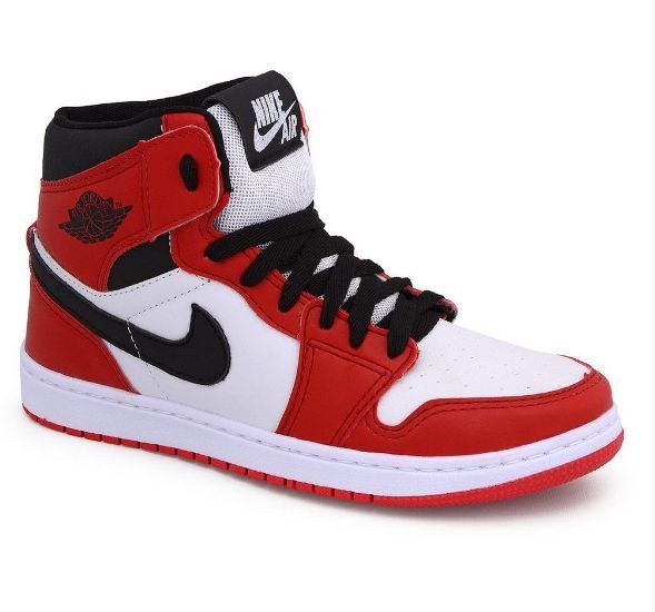 Tênis Nike Air Jordan branco com Vermelho e Preto - Thamar Shoes