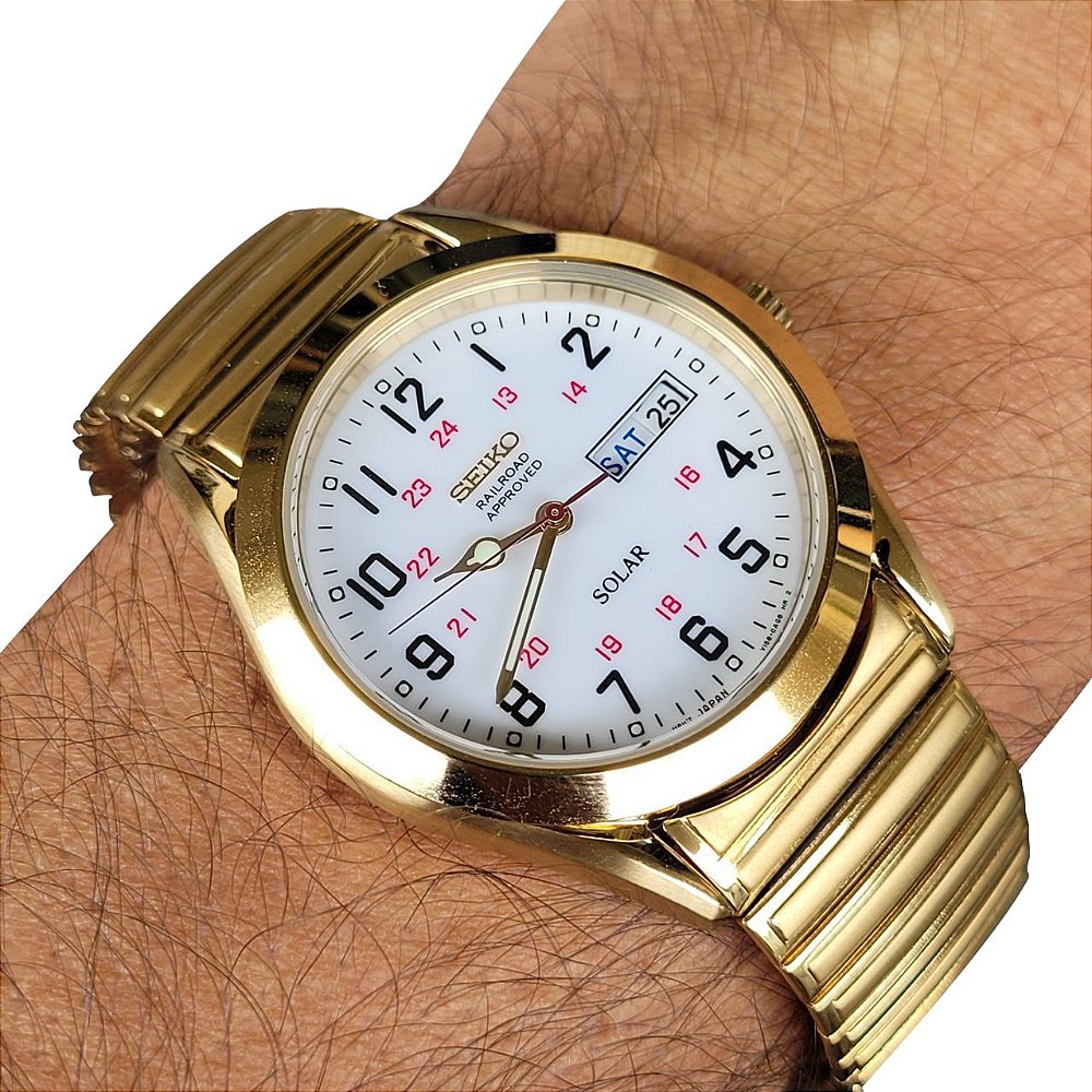 Relógio Seiko Railroad Approved 7n43-9070 - Altarelojoria relógios  originais invicta orient casio e muito mais.