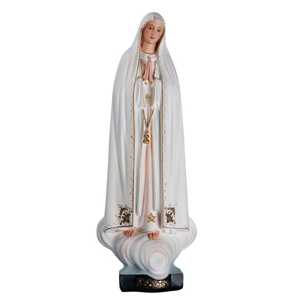 Nossa Senhora de Fátima 30 cm- Réplica da Imagem da Capelinha das Aparições  - Artigos Religiosos Montfort