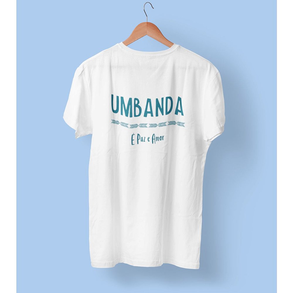 Camiseta umbanda masculina Clearance