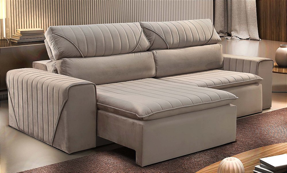 Sofá Loreto Decora Interiores Loja de móveis BH, AV Silviano Brandão Contagem