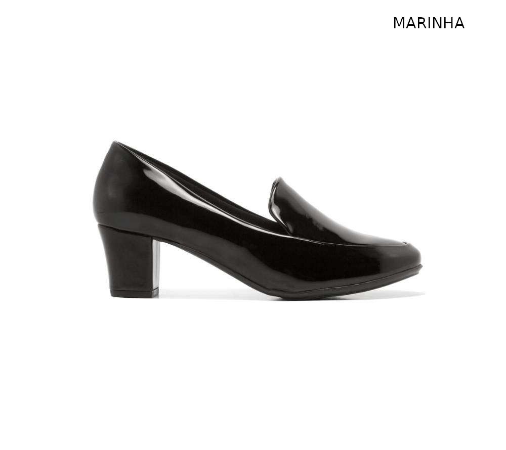 MARINER MOCASSIM MÉDIO PRETO ALTO BRILHO - Expresso Militar